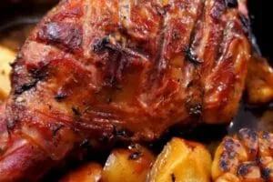 Pernil Assado com Mel e Mostarda