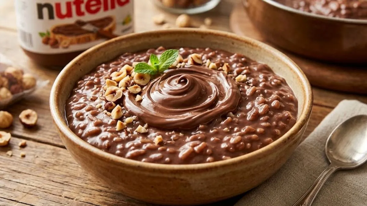 Arroz Doce de Nutella Cremoso: Receita Irresistível com Toque Gourmet (Sobremesa Queridinha no Brasil!)