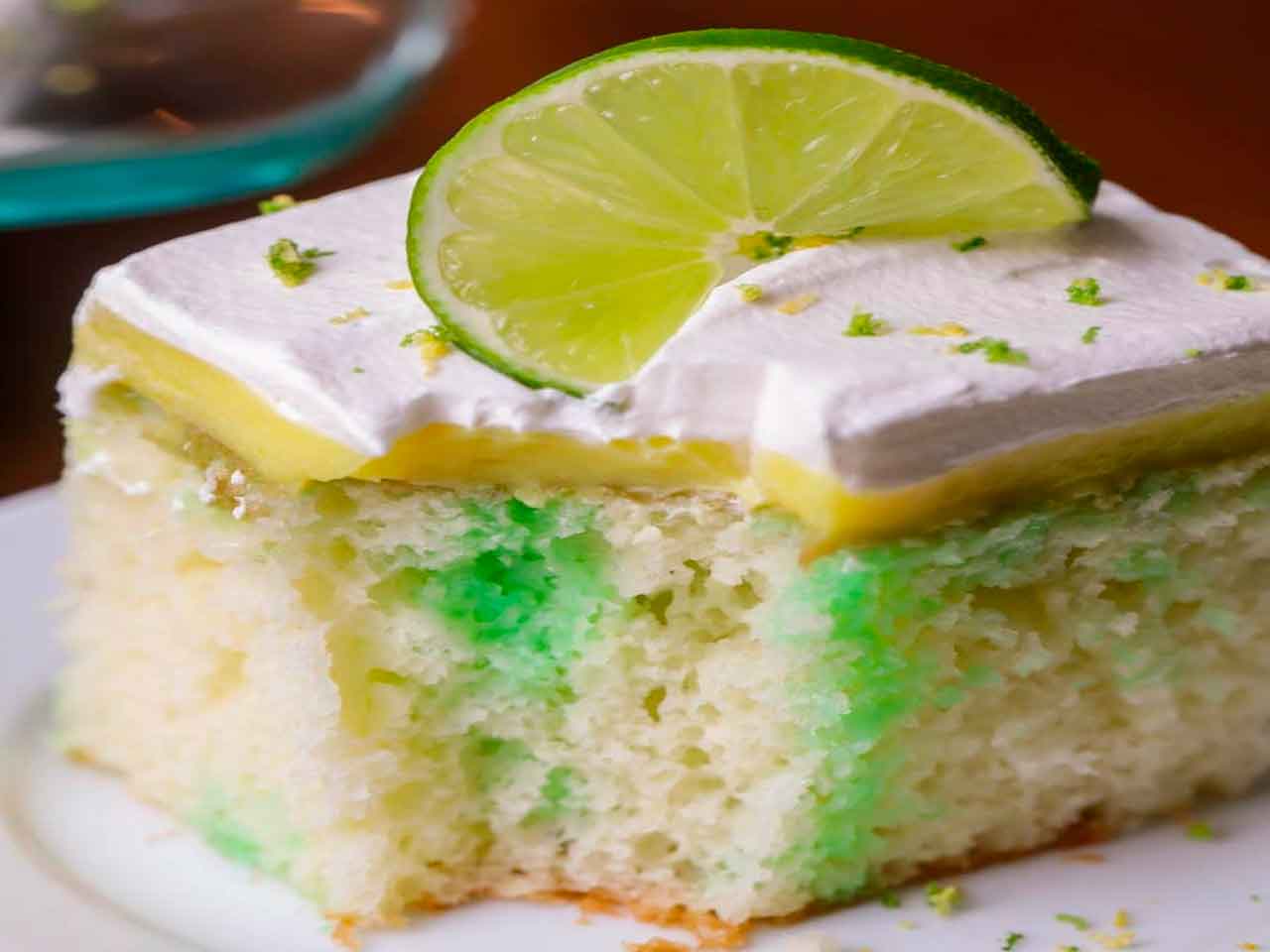 Bolo de limão verde