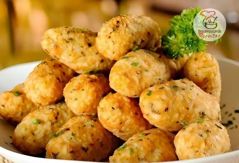 Receita de bolinho de arroz com tilápia