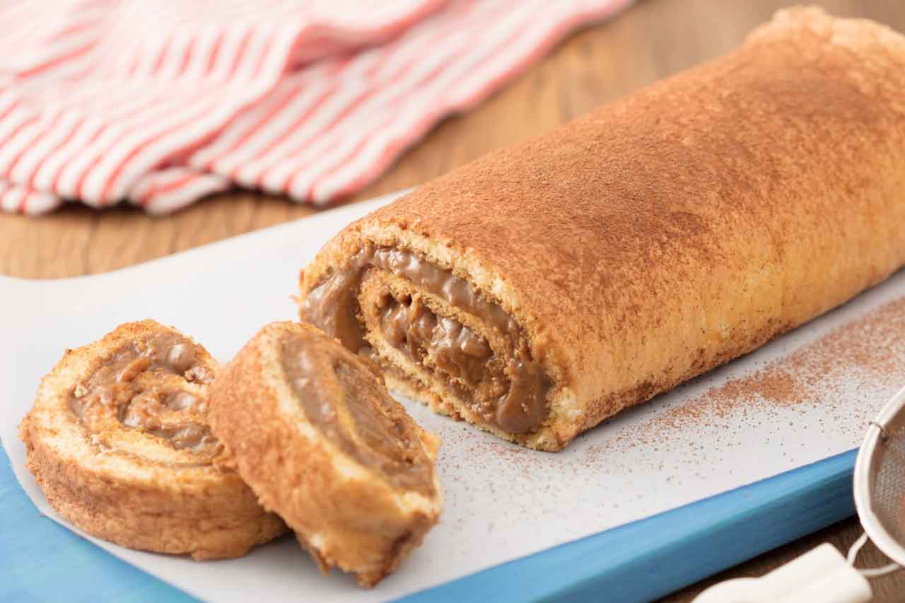 Rocambole de café